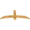 Ekena Millwork Bellingham Rough Sawn Timber Gable Bracket, Western Red Cedar, 48"W x 20"H x 2"D x 4"F, 10/12 Pitch GBW048X20X0204BEL00RWR - alternate 3